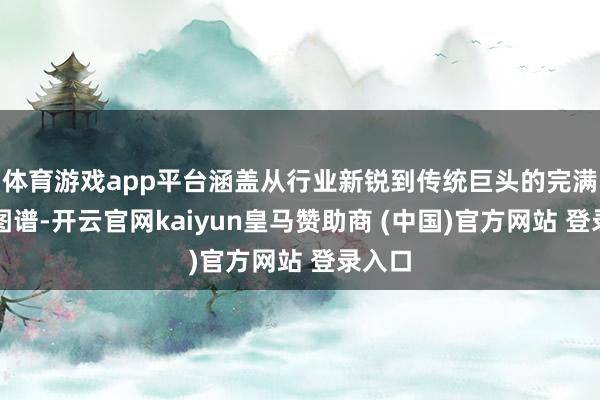 體育游戲app平臺(tái)涵蓋從行業(yè)新銳到傳統(tǒng)巨頭的完滿產(chǎn)業(yè)圖譜-開云官網(wǎng)kaiyun皇馬贊助商 (中國(guó))官方網(wǎng)站 登錄入口